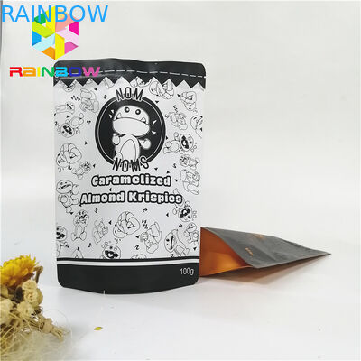 3.5g Mylar Ziplock Bags Custom Printed Moisture Proof For Candy Sweet Biscuits Packing