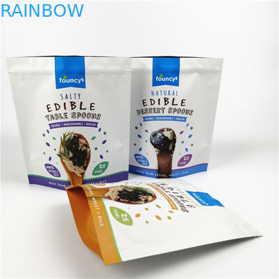 3.5g Mylar Ziplock Bags Custom Printed Moisture Proof For Candy Sweet Biscuits Packing