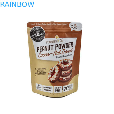 Customized Edible Packaging Stand Up Pouch Bag With Zipper Smell Proof