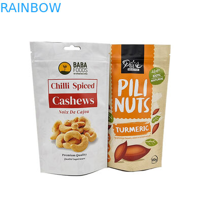 Customized  Mylar Aluminum Foil Zip Lock Bag For Edible Food Packaging