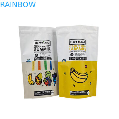 Customized  Mylar Aluminum Foil Zip Lock Bag For Edible Food Packaging