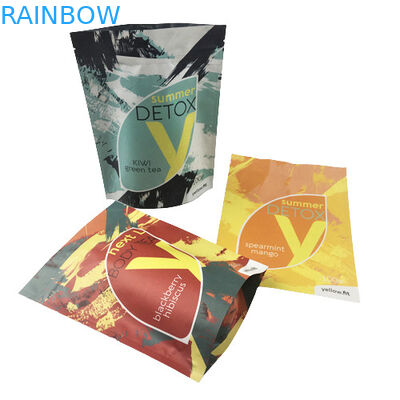 Smell Proof Aluminum Foil Bags For White Coffee Beans Tea Custom Logo