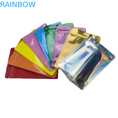 Colorful Plastic Zip Lock Bags Child Smell Proof Digital Printing