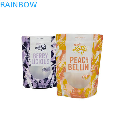 Stand Up Snack Food Plastic Bag Zipper Mylar Pouch Packaging Candy Cookie