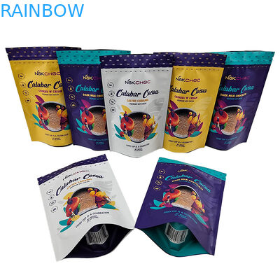 Stand Up Snack Food Plastic Bag Zipper Mylar Pouch Packaging Candy Cookie