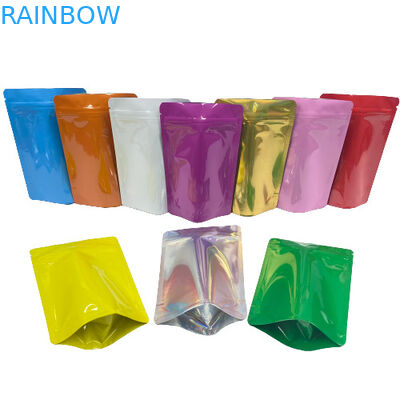 14G 28G Candy Edible Cookie Mylar Bags Plastic Sealed Matte Child Resistant Stand Up