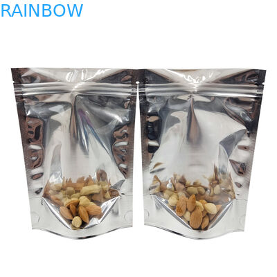 Printed Plastic Resealable Mylar Pouch Bag 3.5g Soft Touch Packaging With Zipper