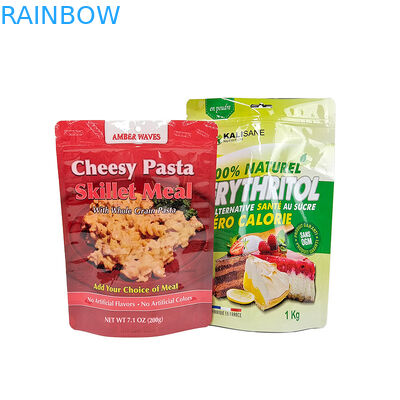 Printed Plastic Resealable Mylar Pouch Bag 3.5g Soft Touch Packaging With Zipper