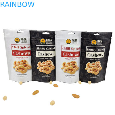 Smell Proof CMYK Ziplock Snack Bag Pouch Mylar For 3.5g Packages 200 Microms