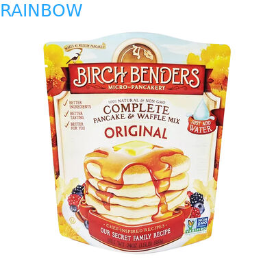 Smell Proof CMYK Ziplock Snack Bag Pouch Mylar For 3.5g Packages 200 Microms