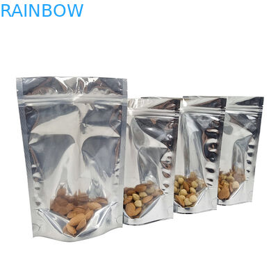Aluminum Foil Mylar Bag Stand Up Pouch Smell Proof Packaging Food Resealable