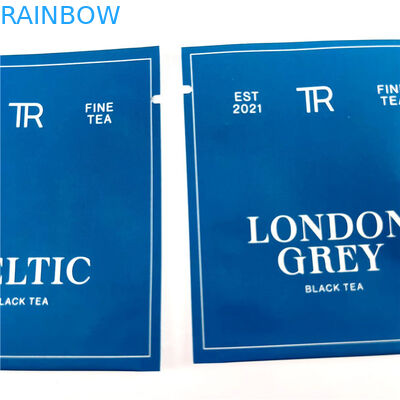 500Ppcs Packaging Printing Mylar Bags For Black Green Tea Heat Seal Pouches