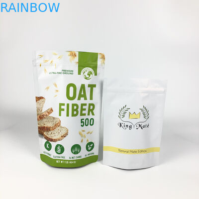 Custom Label Packaging Mylar Pouches Oatmeal Heat Seal Laminated Pouches Zipper Doypacks