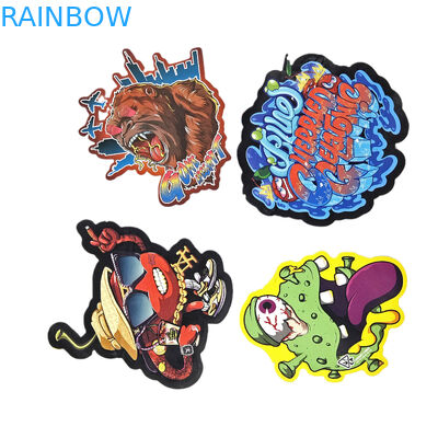 3.5g 7g Candy Cookie Irregular Custom Special Shape Packaging Smell Proof Mylar Die Cut Bags