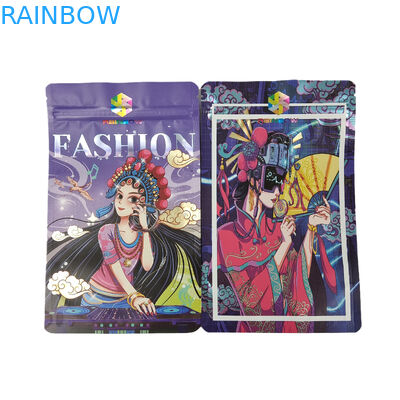 Edible Plastic Packaging  Aluminum Foil  Zipper Stand Up Bags For Snack Cookie Protein Powder