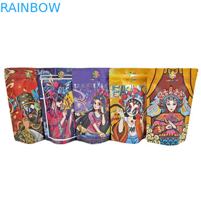 Edible Foil Stand Up Zipper Pouch 100g Plastic For Candy/Snack/Coffee/Pet Food Mylar Bags