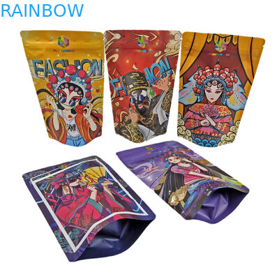 Edible Foil Stand Up Zipper Pouch 100g Plastic For Candy/Snack/Coffee/Pet Food Mylar Bags