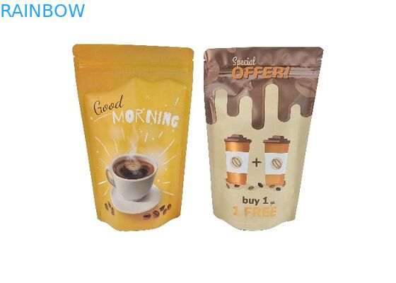 Custom Coffee Bag 250g 500g 1kg Ziplock Stand Up Bag