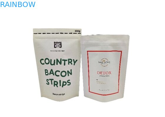 Tea Aluminum Foil Stand Up Bag Smell Proof Aluminum Foil Ziplock Pouch