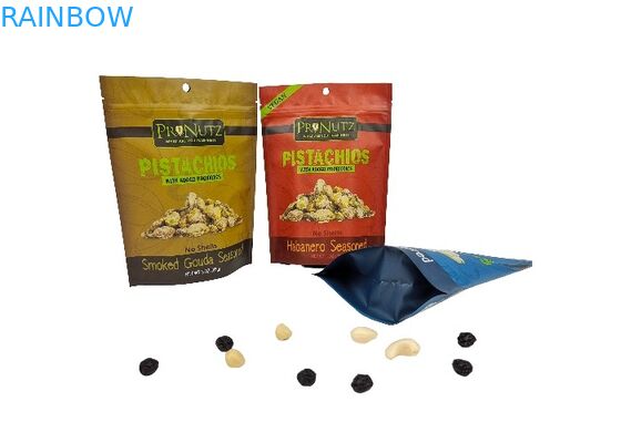 250g 500g 1kg Custom Stand Up Bag Matte Aluminium Food Packaging Pouch