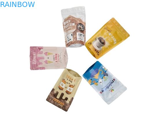 Aluminum Foil Plastic Stand Up Pouch Smell Proof Resealable Mylar Ziplock Bags