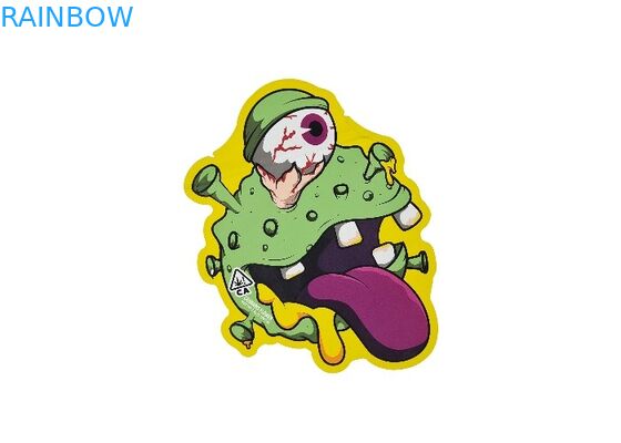 Soft Touch Smell Proof 3.5g Die Cut Mylar Bags Hologram Edible Packaging