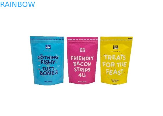 Custom Biodegradable Kraft Paper Stand Up Pouches Smell Proof Ziplock Food Packaging Bags