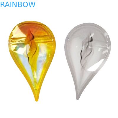 Smell Proof Ziplock Mylar Bag 3.5g Glossy Special Die Cut Shaped For Food Packing