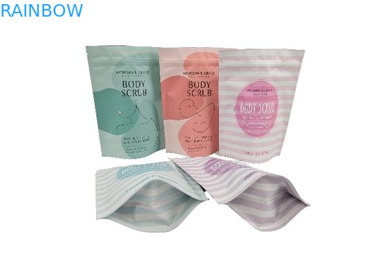 Digital Printing Custom Stand Up Bag Waterproof Packaging Bag For Body Scrub