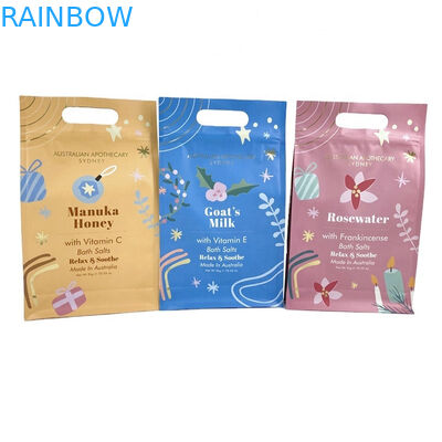 Custom Digital Printing Private Label Spa Gift Natural Epsom Salt Bath Salts Packaging Bag Mylar Bag for 250g Body Scrub