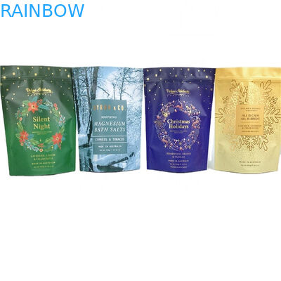 Custom Digital Printing Private Label Spa Gift Natural Epsom Salt Bath Salts Packaging Bag Mylar Bag for 250g Body Scrub