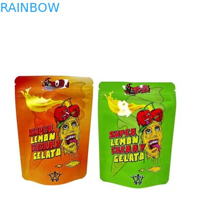 Minfly Digital Printing Custom Aluminum Foil Resealable Stand Up Smell Proof Zipper Mylar Packaging Pouch Bags For Food