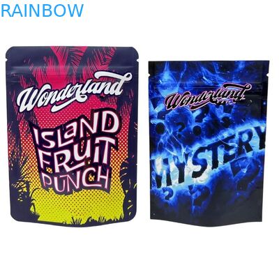 Minfly Digital Printing Custom Aluminum Foil Resealable Stand Up Smell Proof Zipper Mylar Packaging Pouch Bags For Food