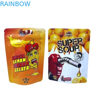 Minfly Digital Printing Custom Aluminum Foil Resealable Stand Up Smell Proof Zipper Mylar Packaging Pouch Bags For Food
