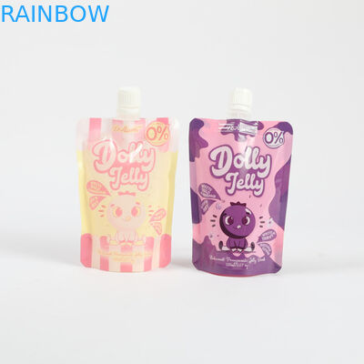 Custom Plastic Refill Bags Cosmetic Stand Up Spout Pouch Facial Cream Packaging