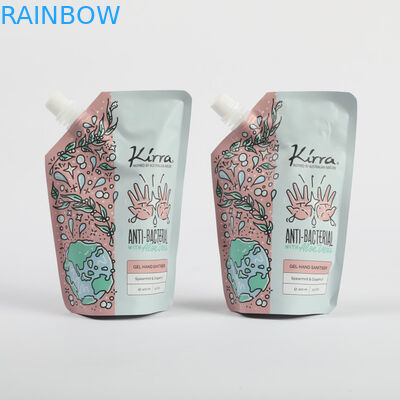 Custom Plastic Refill Bags Cosmetic Stand Up Spout Pouch Facial Cream Packaging