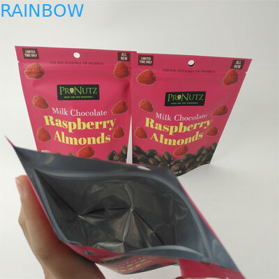 Custom Printed Smell Proof Stand Up Pouch Digital Printing Bags Laminated Mylar Plastic Bags For Food