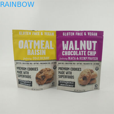 Custom Printed Smell Proof Stand Up Pouch Digital Printing Bags Laminated Mylar Plastic Bags For Food