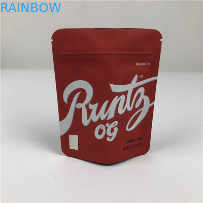 Custom Printed Stand Up Childrpoof Ziplock Snack Pouches Food Packaging Bag