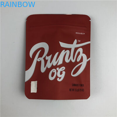 Custom Printed Stand Up Childrpoof Ziplock Snack Pouches Food Packaging Bag