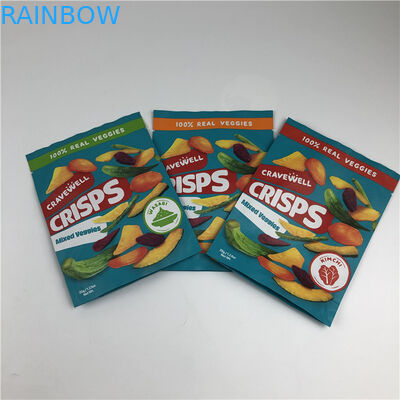 Custom Order Accepted Snack Chips Bag Packaging with Resealable and Screen Printing Features