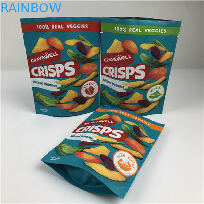 Custom Order Accepted Snack Chips Bag Packaging with Resealable and Screen Printing Features