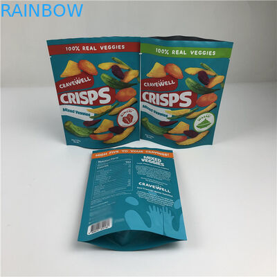 Custom Order Accepted Snack Chips Bag Packaging with Resealable and Screen Printing Features