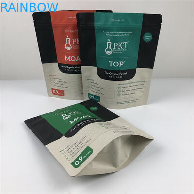 Custom Printed Snack Pouhes Dry Flower Packaging Bag with Handle Hologram Foil Smell Proof Bags