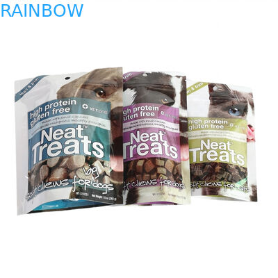 Zipper Pet Meal Bag in CMYK Colors for Long-Lasting Pet Food Storage