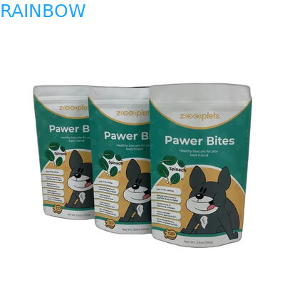 Zipper Pet Meal Bag in CMYK Colors for Long-Lasting Pet Food Storage