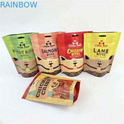 Reusable Pet Food Pouch for Stand Up Packaging with Zipper Lock