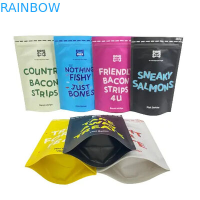 Reusable Pet Food Pouch for Stand Up Packaging with Zipper Lock