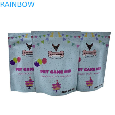 Reusable Pet Food Pouch for Stand Up Packaging with Zipper Lock