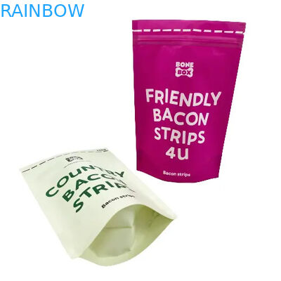 Animal Feed Sack with Tear Notch for Dog Treats Packing Bags